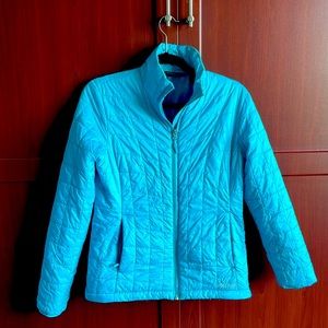 Super hot teal Marmot Puffer Coat - M